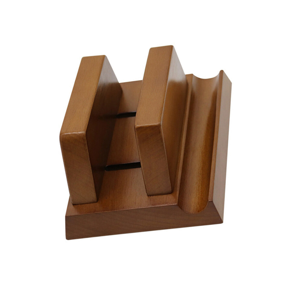 Adjustable Beech Walnuts Computer Vertical Stand For-Wa Color 7627001528352