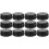 12Pcs Can Cap Set Black ABS Coarse Thread Gasoline Can Replacement 1