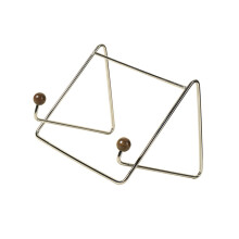 Stainless Steel Tablet Stand For Pad And Reading With Wood Part