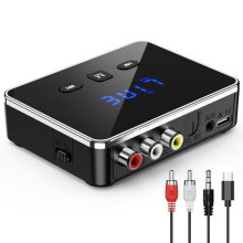 Bluetooth-Audio-Adapter 2-in-1 Sender und Empfänger, Bluetooth 5.4, 10 m Reichweite, 200-mAh-Akku, kompakt