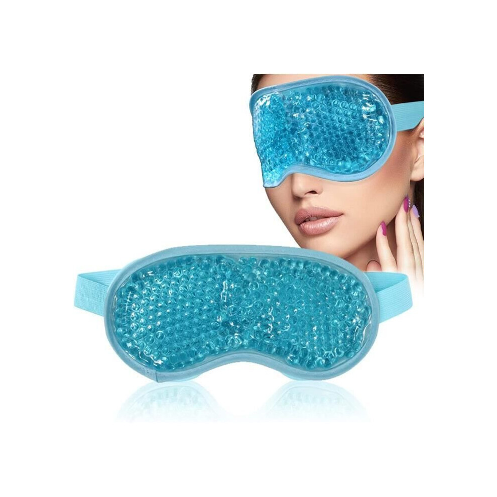Reusable Hot and Cold Eye Mask, Hypoallergenic Latex Free PVC, Soothing Gel Therapy for Relaxation