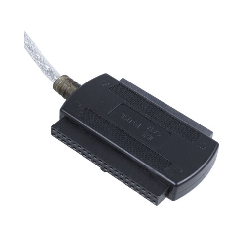2 câbles adaptateurs USB 2.0/3.5/2.5 IDE pour disques durs (noir) 2