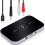 Bluetooth 5.0 Transmitter Receiver 2 In 1 Audio Adapter with 3.5mm Jack, Wireless Stereo Converter 1