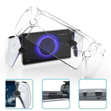 Custodia trasparente compatibile con console di gioco, cover protettiva antigraffio per console portatile, protezione resistente e leggera