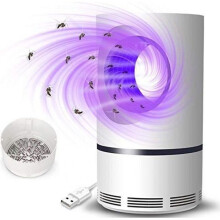 USB Insektenlampe mit 360-Grad-UV-Licht, verbesserte Photokatalyse, wirksame Mücken- und Insektenfalle für den Innenbereich