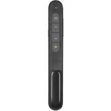Draadloze laserpointer met USB 2,4G-afstandsbediening, zwart, compact en licht voor presentaties en vergaderingen