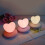 Veilleuse LED en forme de cœur à intensité variable, décoration romantique 1