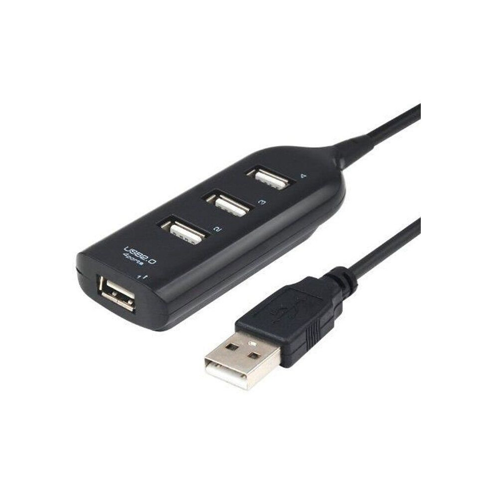 Portable 4 Port Usb Hub, High Speed Data Transfer, Compact Multiport Adapter For Laptop And Desktop Use 6083684374739