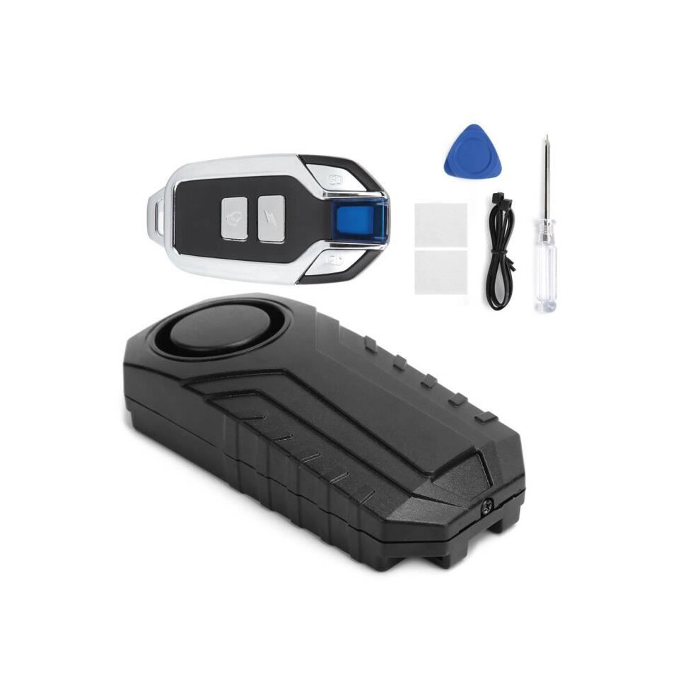 Electric Bike Anti Theft Alarm, 113 Db Loud Alarm, Adjustable Sensitivity, Ip55 Waterproof 6083684375354