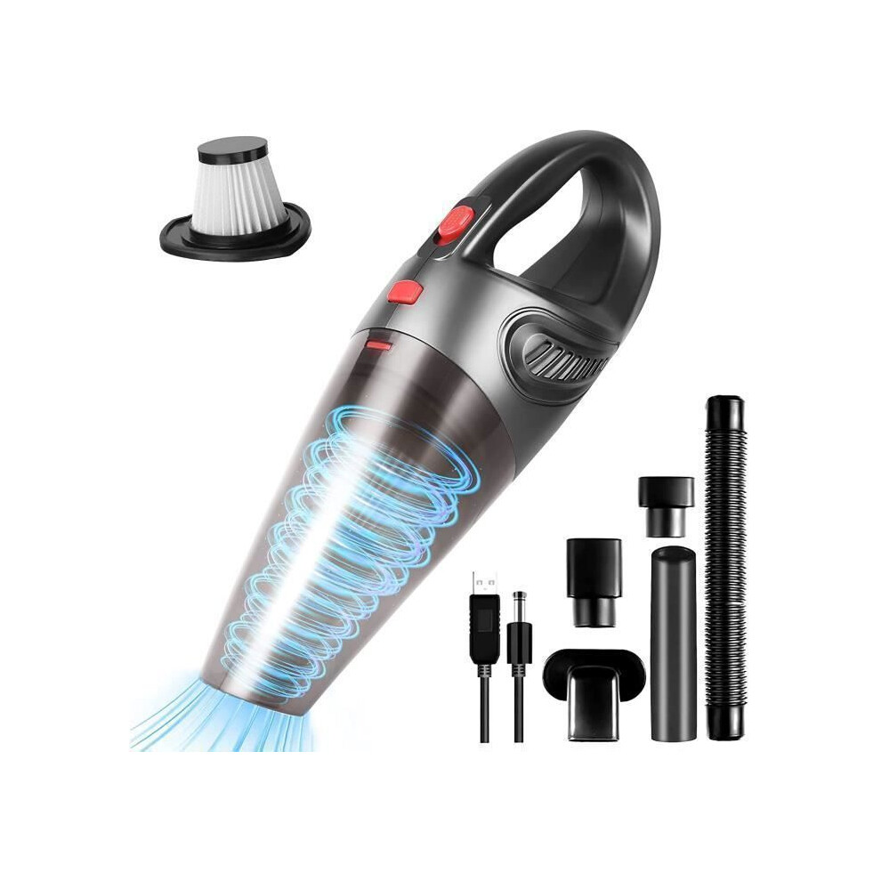 Cordless Handheld Vacuum Cleaner, Rechargeable 4000Pa Powerful Car And Kitchen Vacuum, Portable Mini Table Vacuum 6083684376078