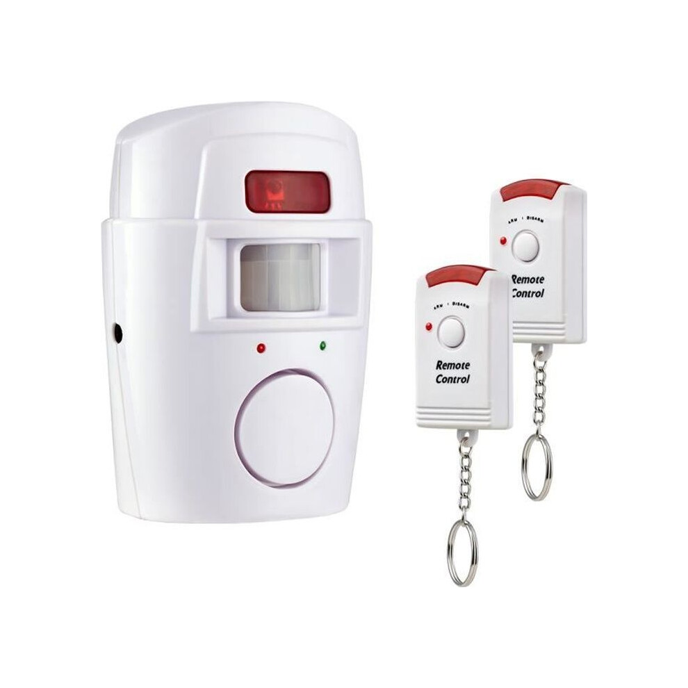 Wireless Motion Detector Alarm Infrared Home Security System With 2 Remote Controls For Indoor Use 6083684375552