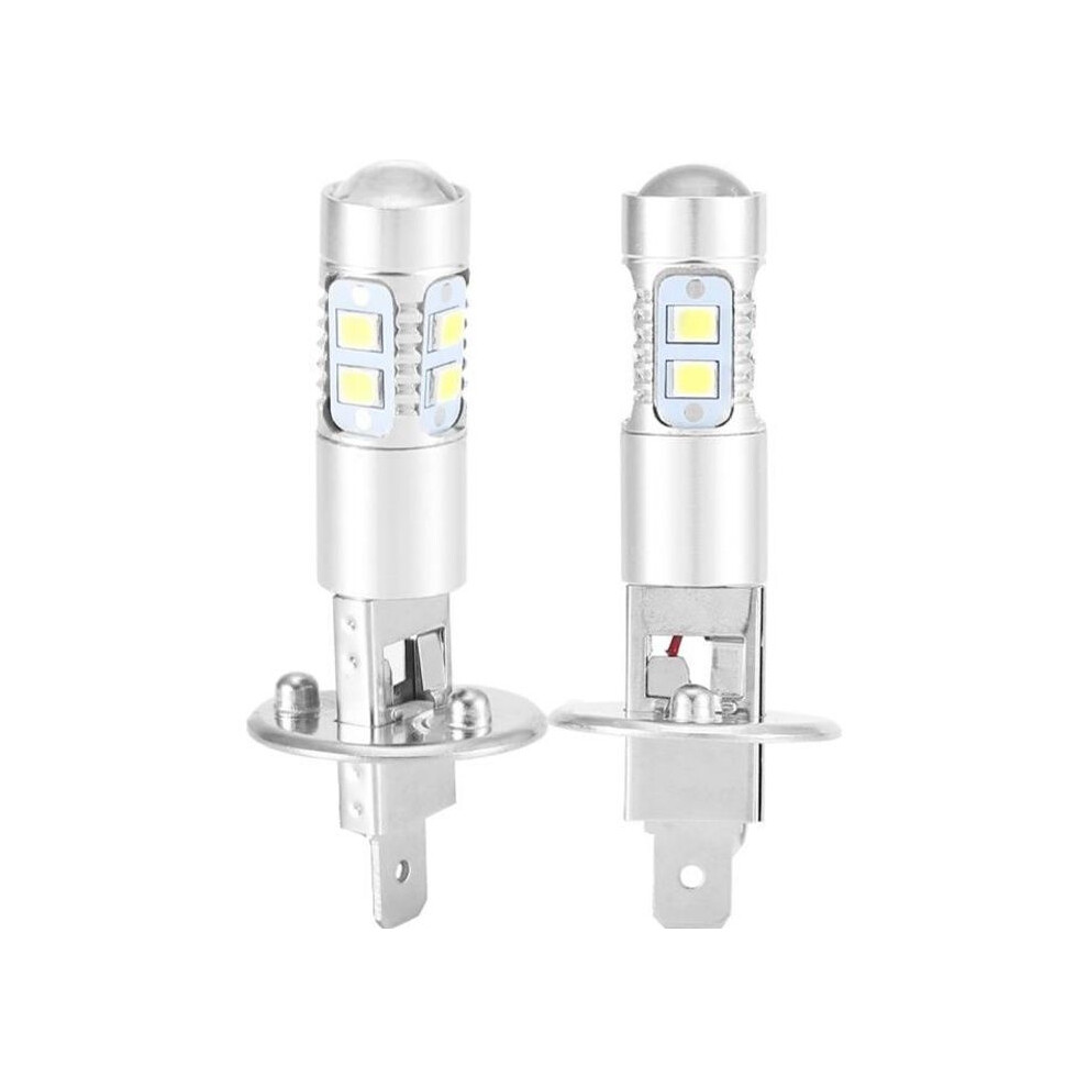 2 Pack H1 Led Fog Bulbs Super 100W For Car Driving Lamps 6000K Bright Beam Light/White 6083684375422