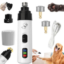 Elektrischer Nagelschneider für Hunde, wasserdicht, per USB aufladbar, Werkzeug zur Pfotenpflege für Haustiere