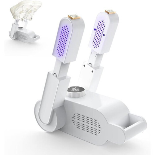 Electric Shoe and Boot Dryer, Glove Dryer, Ski Boot Heater with Timer and Antibacterial Function