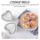 Moldes de aluminio para mini pasteles con forma de corazón, 5 piezas 5
