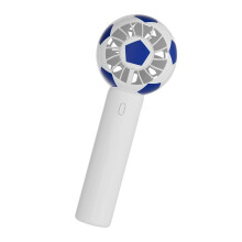 Tragbarer USB-Tischventilator mit Fußball-Thema, 3-Blau