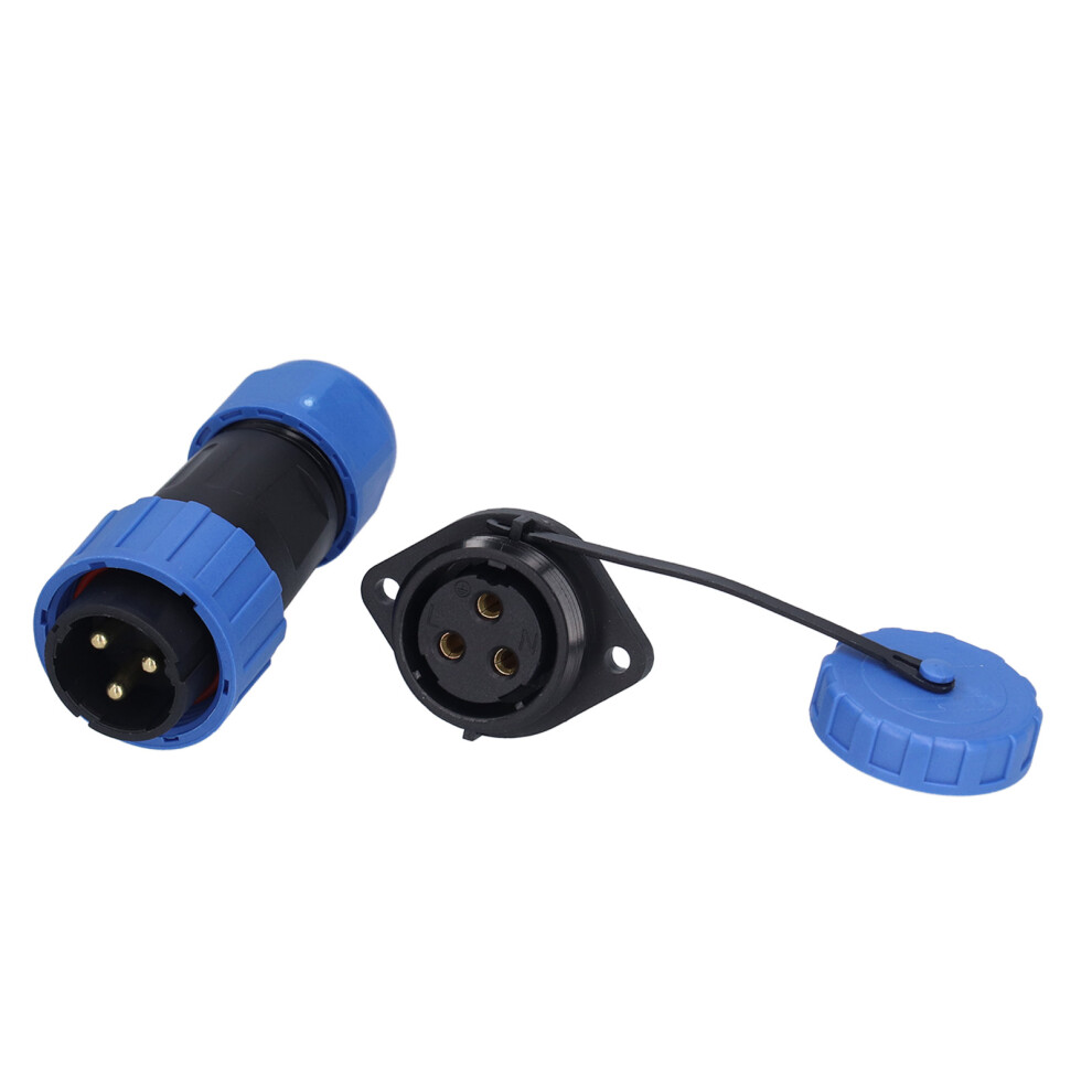 IP68 Screw Terminal Aviation Connector 3Pin
