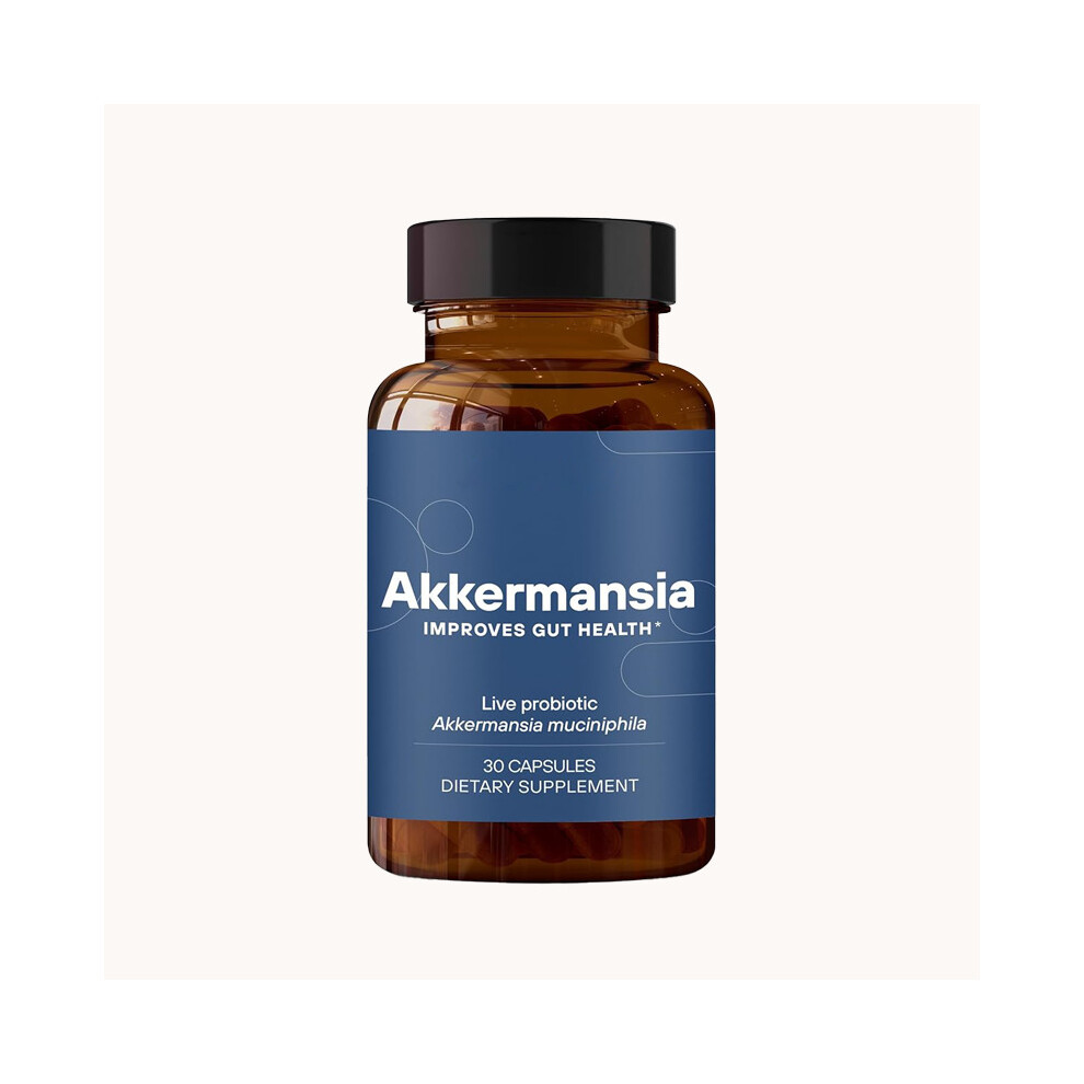 (2PCS) Akkermansia Muciniphila Live Probiotic Supplement, 30 Capsules - Supports Gut Health & Metabolic Wellness