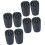 8 Pack Hiking Pole Tip Replacement Trekking Stick Caps Rubber Tip Protector for Hiking Camping 1