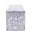 Christmas table runner white gold trees snowflakes 11x108 2