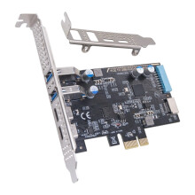 PCIE-Erweiterungskarte PCIE auf 4 Port Typ C Typ E 19Pin