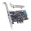 PCIE Expansion Card PCIE To 4 Port Type C Type E 19Pin Fast Data 1