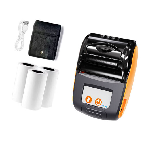 Thermodrucker, Bluetooth-kompatibel mit 57-Orangefarbene Farbe