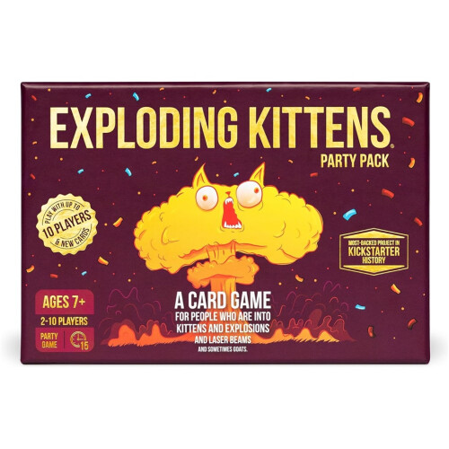 Pakiet Imprezowy Exploding Kittens, Zagraj W Exploding Kittens Nawet Z 10 Graczami