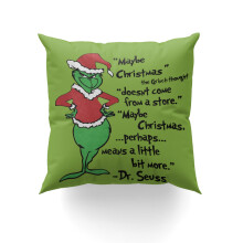 Grinch sierkussenhoes 16x16 inch woondecoratie