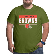 Herre-T-shirt med stort og højt fodboldholdslogo