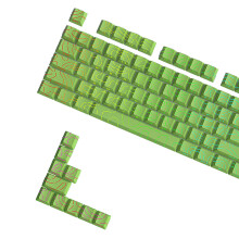 97 Key Profile PBT Keycaps met zijverlichtende-Groente
