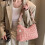 Faltbare, leichte Schultertasche für Damen mit 5