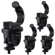 Soporte de montaje con clip para linterna de bicicleta (4 unidades)