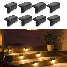 LED-zonne-energie trapverlichting voor buiten, waterdicht, tuintrap