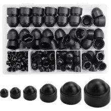 Plastic Dome Bolt Nut Caps 145 pcs