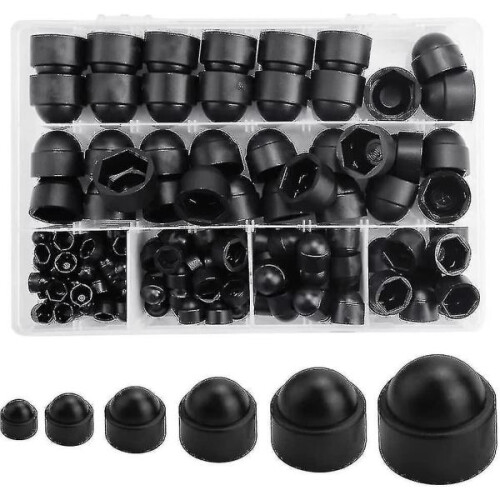 Plastic Dome Bolt Nut Caps 145 pcs
