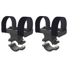 Sada držáků na světlo na řídítka kola, 2 kusy