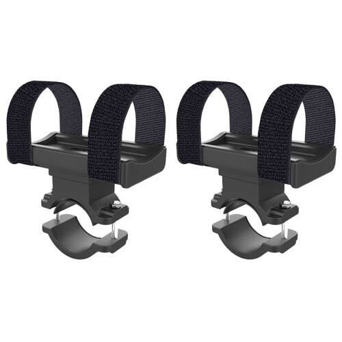 Set van 2 houders voor fietsstuurlamp