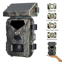 Nachtzicht wildcamera 20MP oplaadbaar