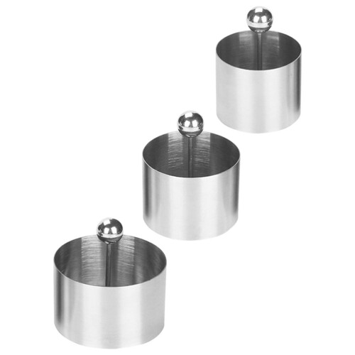 Edelstahl-Kaltschüsselformen-Set – 3 Größen