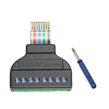 8-poliger RJ45-Stecker, einfache Installation, professionelles
