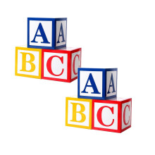 ABC-kirjepaperilaatikon koristelu lastenjuhliin