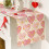 Valentinsdags bordløber – Polyester hjertedesign, 1