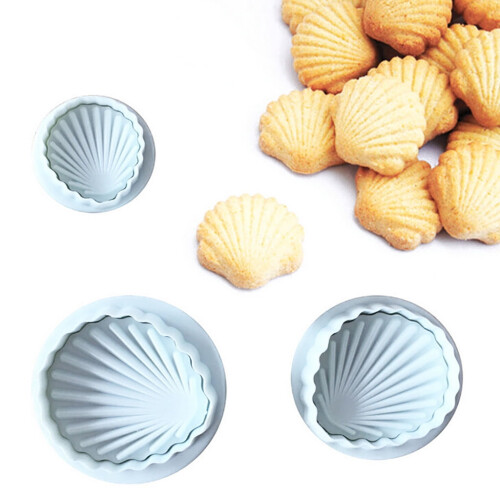 Cake Moulds Plastic Fondant Embosser Set 3 Pieces 2
