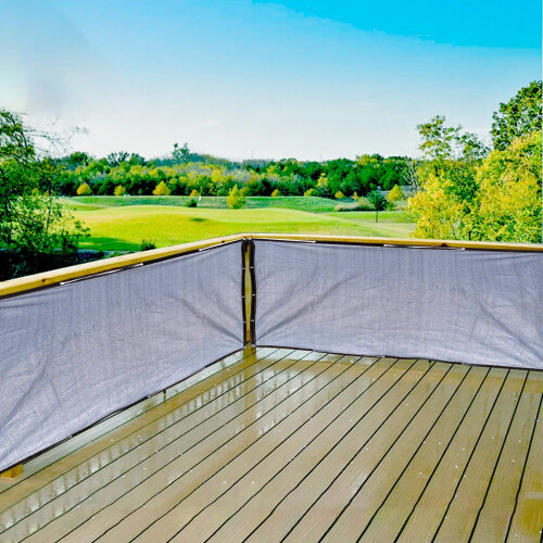 Jacenvly auvent rectangulaire pare-soleil, protection UV 95%