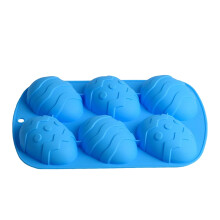 Moldes de silicone para ovos de dinossauro Karymi, pacote com 6 unidades