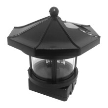 Solar Powered Lighthouse LED Beacon Outdoor Decorative Light