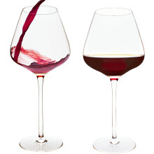 Wine Glasses Burgundy Style Lead-Free Crystal 24 fl oz Set