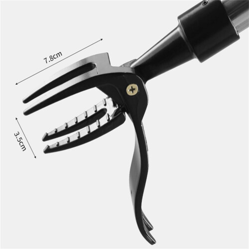 Pala de gancho manual para deshierbar Poaug – Mango largo, de pie 2
