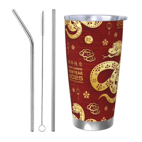 Snake Year2025Mugg i rostfritt stål 60 cl